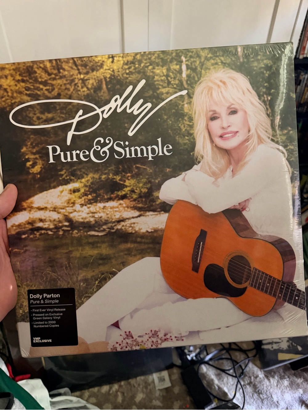 Dolly Pure & Simple Vinyl Album -VMP Exclusive Green Galaxy Vinyl #1184/2000 NEW